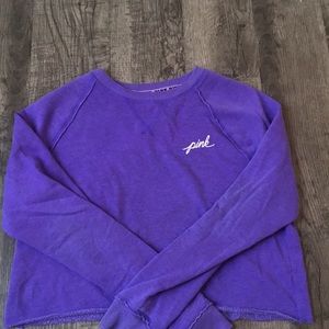 Purple crew sweater